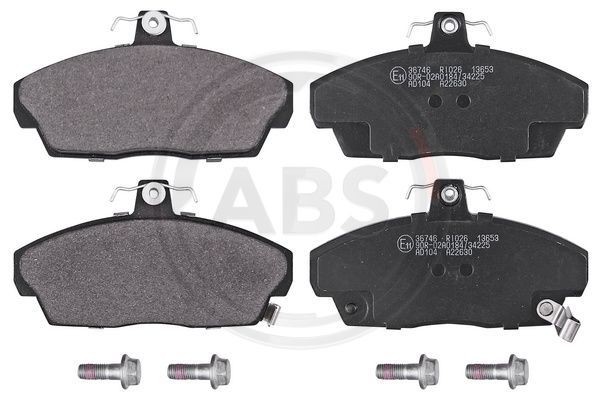 A.B.S. Bremsbelagsatz, Scheibenbremse Vorne FüR Honda Land Rover Lotus Mg Rover-image