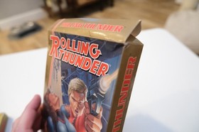 Rolling Thunder (Nintendo NES, 1989) CIB Complete with Box and Manual