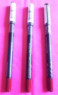 Lipliner Pencil Forever Red Color 3 Lipliner Lot L.A. Girl Brand