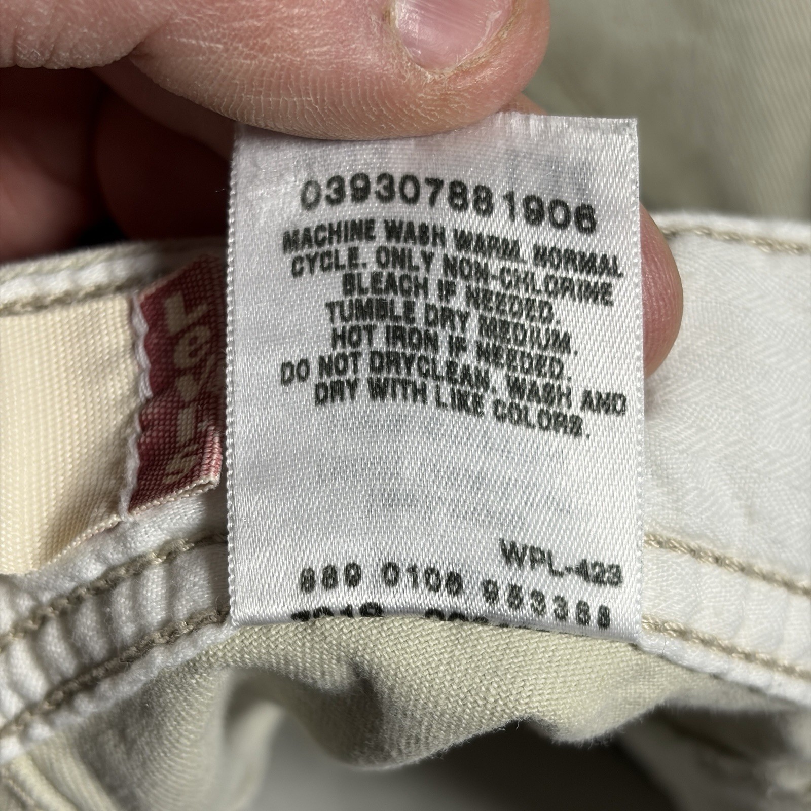 Vintage Levi's Y2K Cargo Pants Mens 33x34 Khaki Loose Straight Utility Workwear thumbnail 10