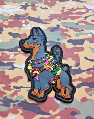 Patch K9 Berger Allemand PVC Klett Kratzer