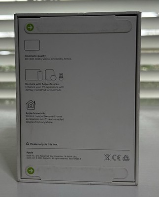 Apple TV 4K 3rd Gen. 128GB Media Streamer - Black, Wi-Fi +