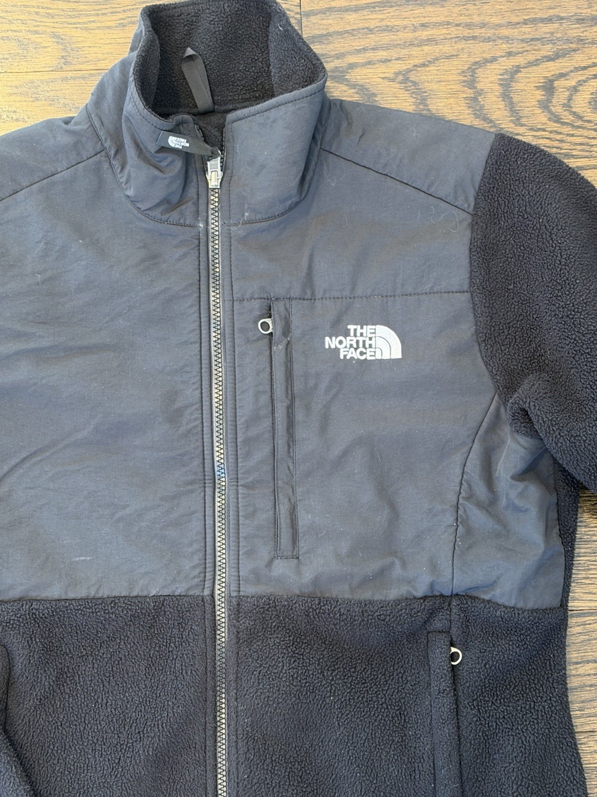 THE NORTH FACE WOMENS TNF DENALI FULL ZIP BLACK FLEECE JACKET Small thumbnail 3