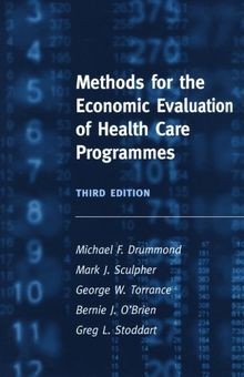 Methods for the Economic Evaluation of Health Care ... | Buch | Zustand sehr gut