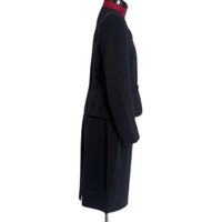 Kasper Skirt Suit Women's Size 4 Midnight Blue 2-Piece Set Blazer & Skirt 3