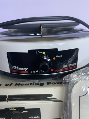 Munsey Extra Burner Model FB-1 Made in U.S.A. 1100 Watts 120v Brand NEW