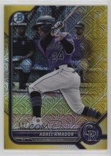 2022 Bowman Mega Box Yellow Mojo Refractor 48/75 Adael Amador #BCP-109 0uh2