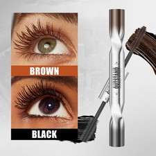 Waterproof Mascara Lengthening Black Brown Silky Fiber 3D High Definition