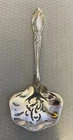 Towle KING RICHARD Sterling Silver Bonbon Nut Spoon Pierced Ruffled Bowl 6"