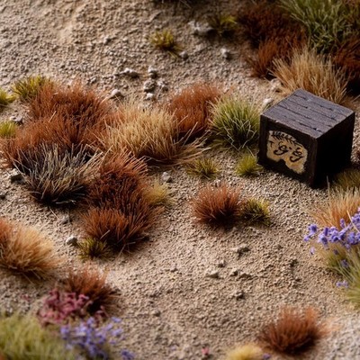 Gamers Grass Brown - 4mm Small Tuft (Wargame / Model Basing)