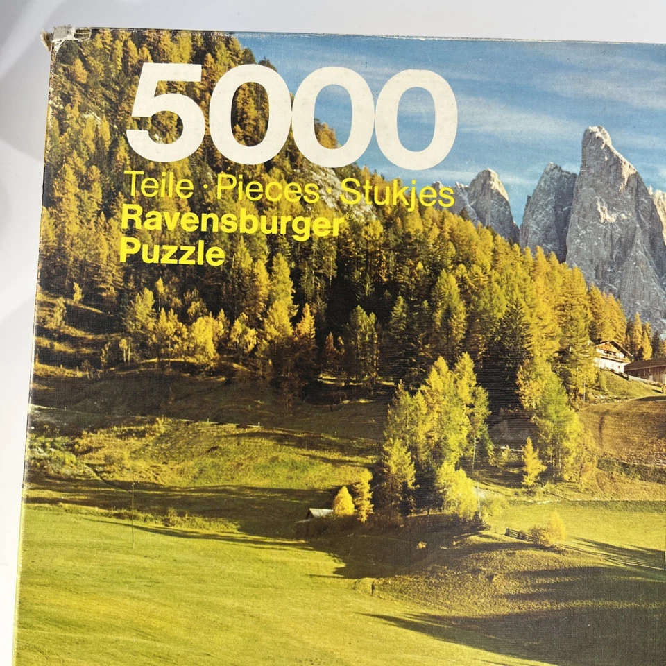 Rare Vintage Ravensburger 5000 piece puzzle 62559012 Otto Maier Verlag SealedBAG - Image 2 of 4