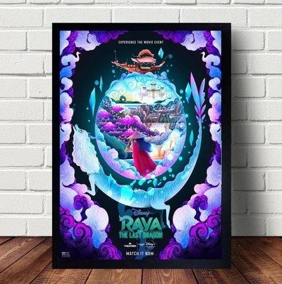 Raya and The Last Dragon Poster Paintings Poster Hanging Home Decor Wall