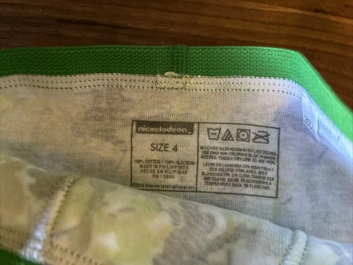 New Old Stock Boys Briefs Size: 4 100% Cotton Kidcore Army Men Green - Picture 3 of 4
