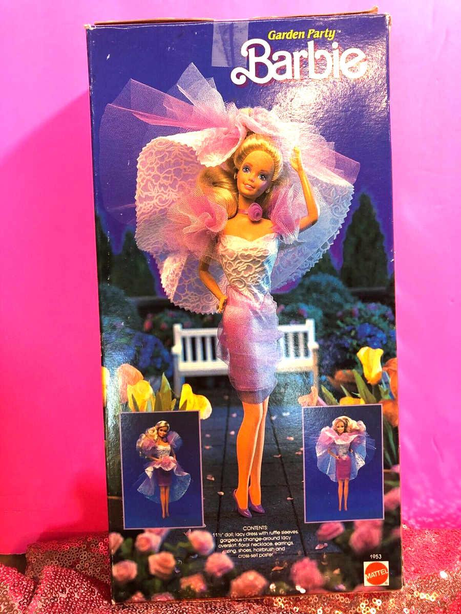 1988 Vintage Garden Party Barbie #1953 with open Box never 1988 Vintage Garden Party Barbie #1953 with open Box never