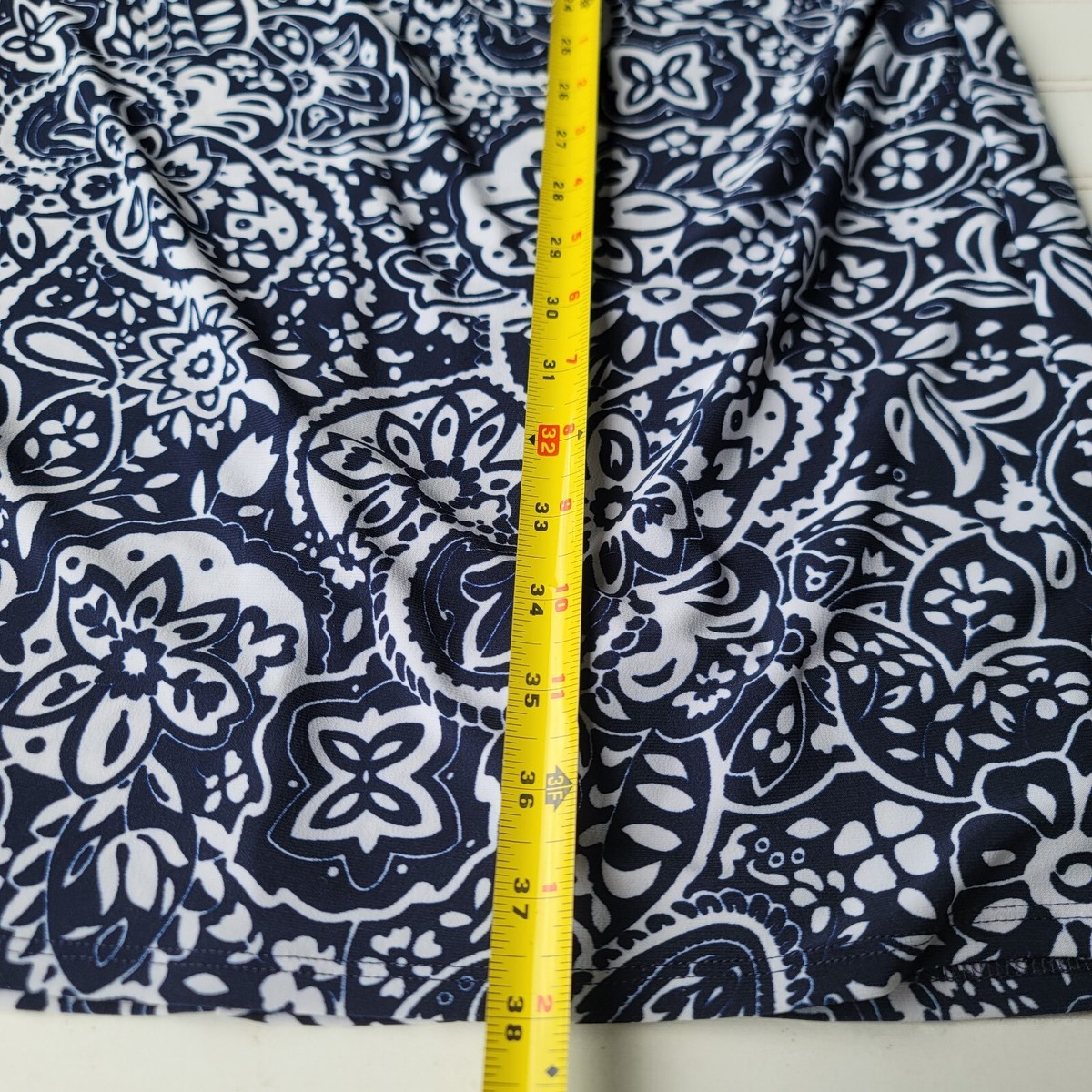 CHAPS Womens White Navy Blue Floral Stretch Sleveless Dress Wrap V-neck Sz M | eBay CHAPS Womens White Navy Blue Floral Stretch Sleveless Dress Wrap V-neck Sz M | eBay