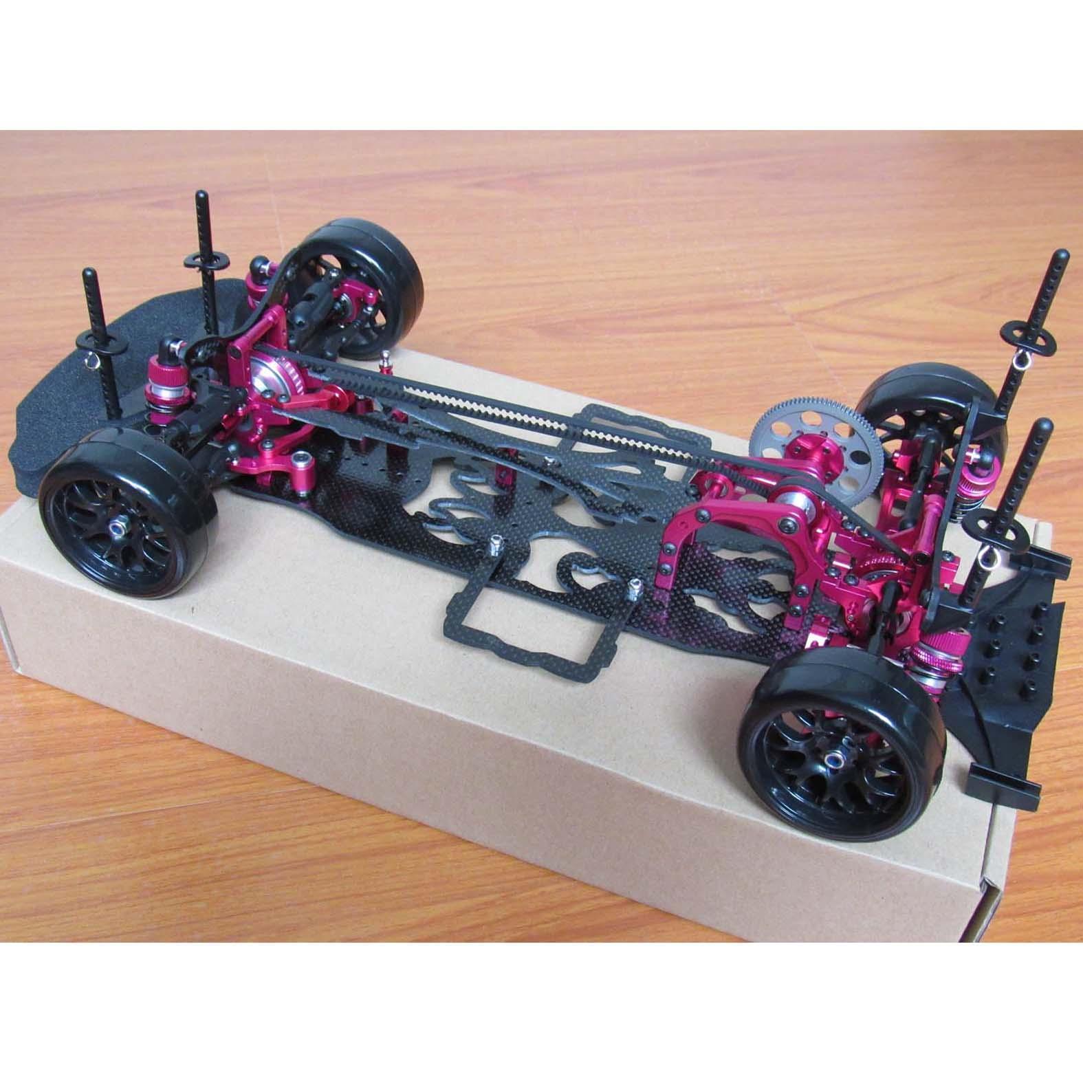 1/10 Alloy & Carbon SAKURA D4 AWD Drift Racing Car Frame Body Chassis  #KIT-D4AWD