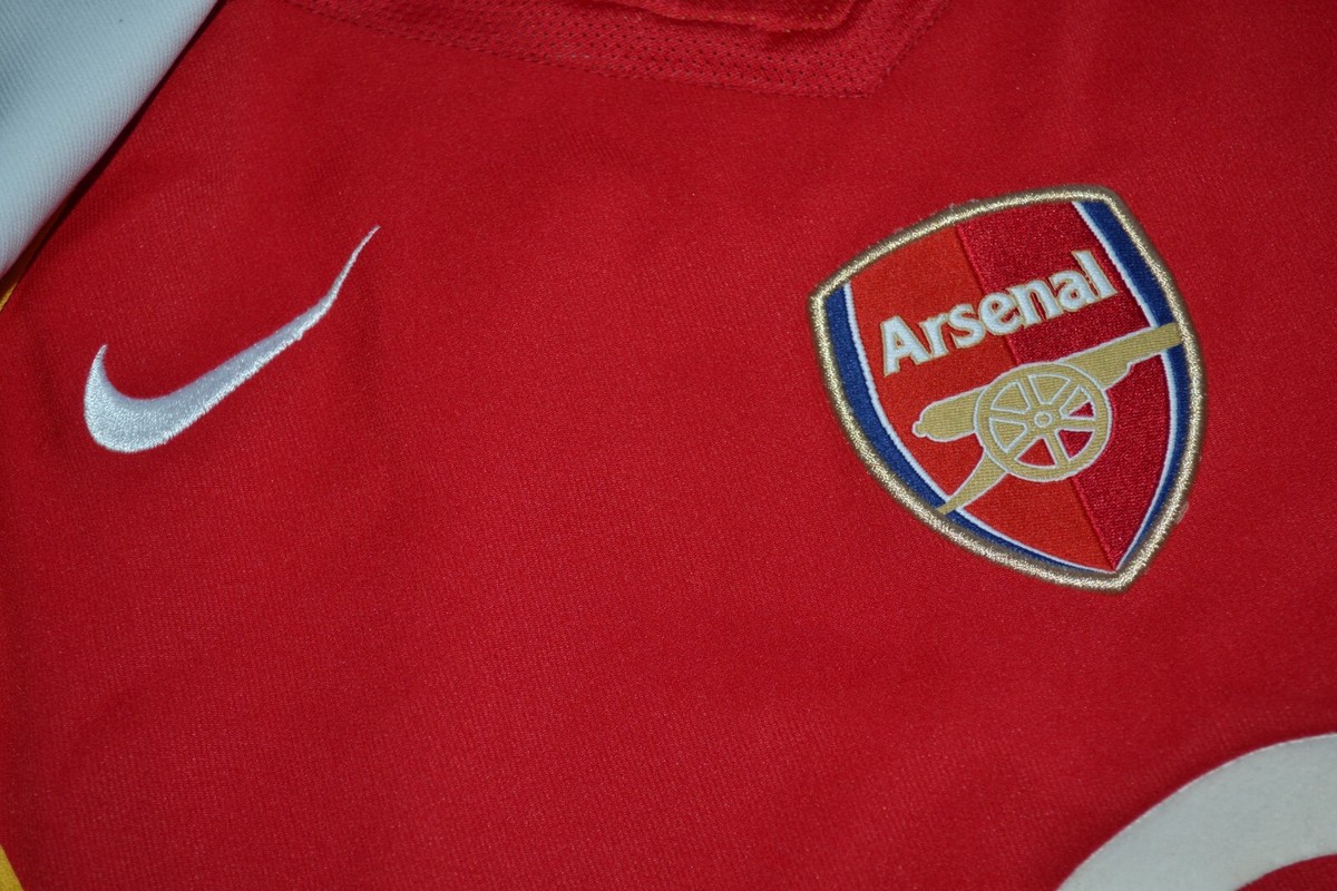 Vintage Arsenal London Home Football Shirt 2004-2005 Soccer Jersey Nike Size M View 4