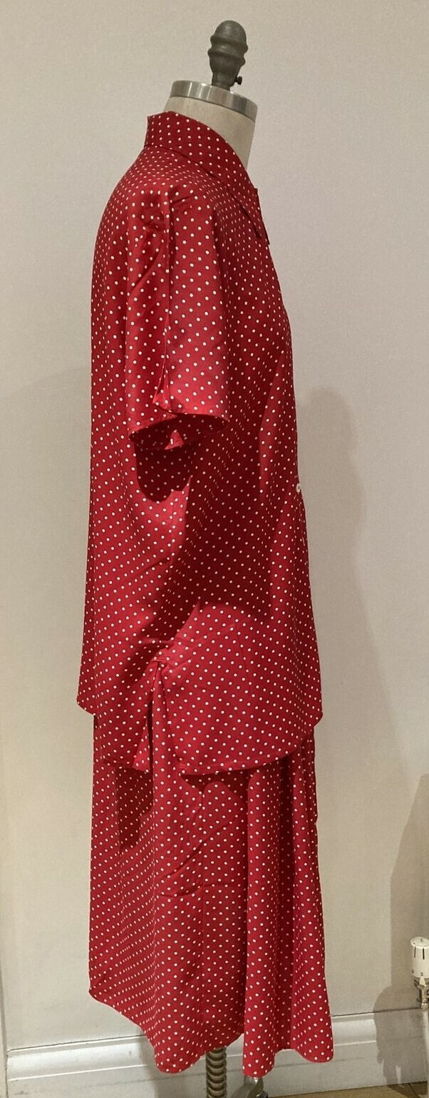 Vintage 1995 Red/White Spot M & S Skirt and Top, Size 12 UK, Made in UK 7