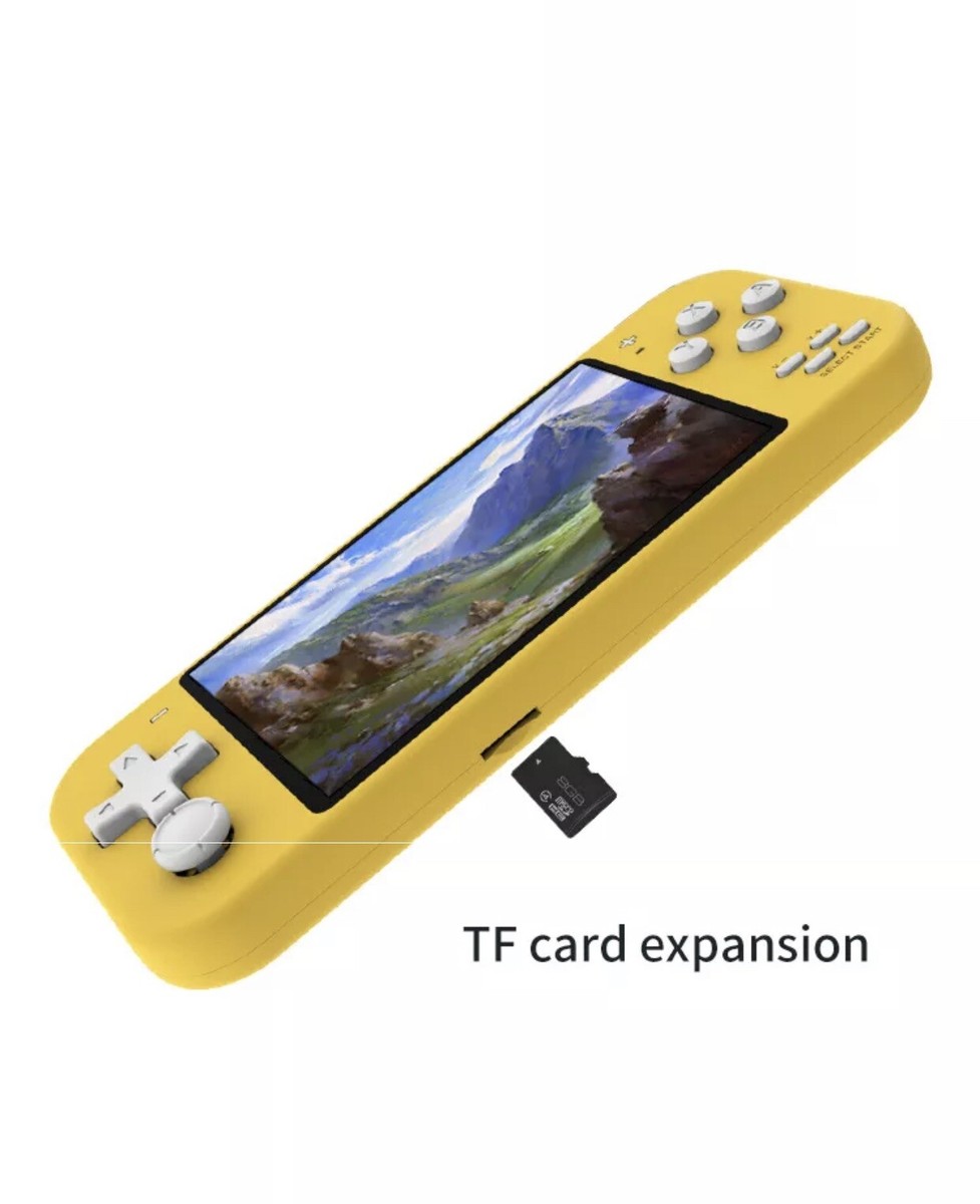 Brun - Mini console de jeu vidéo portable, 198 jeux intégrés, écran de