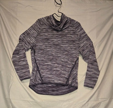 Men's Chanpion Acivewear Long Sleeve Turtle Neck Purples and White Size L