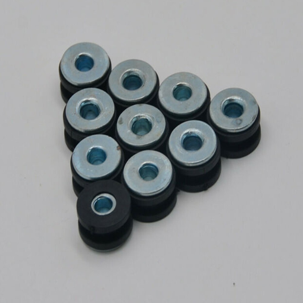 Motorcycle Rubber Grommets Bolt Pack of 10 Easy to Install and Long
