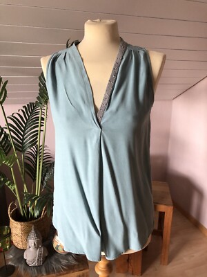 Promod Bluse ärmellos Grösse M türkis **!sehr schön **