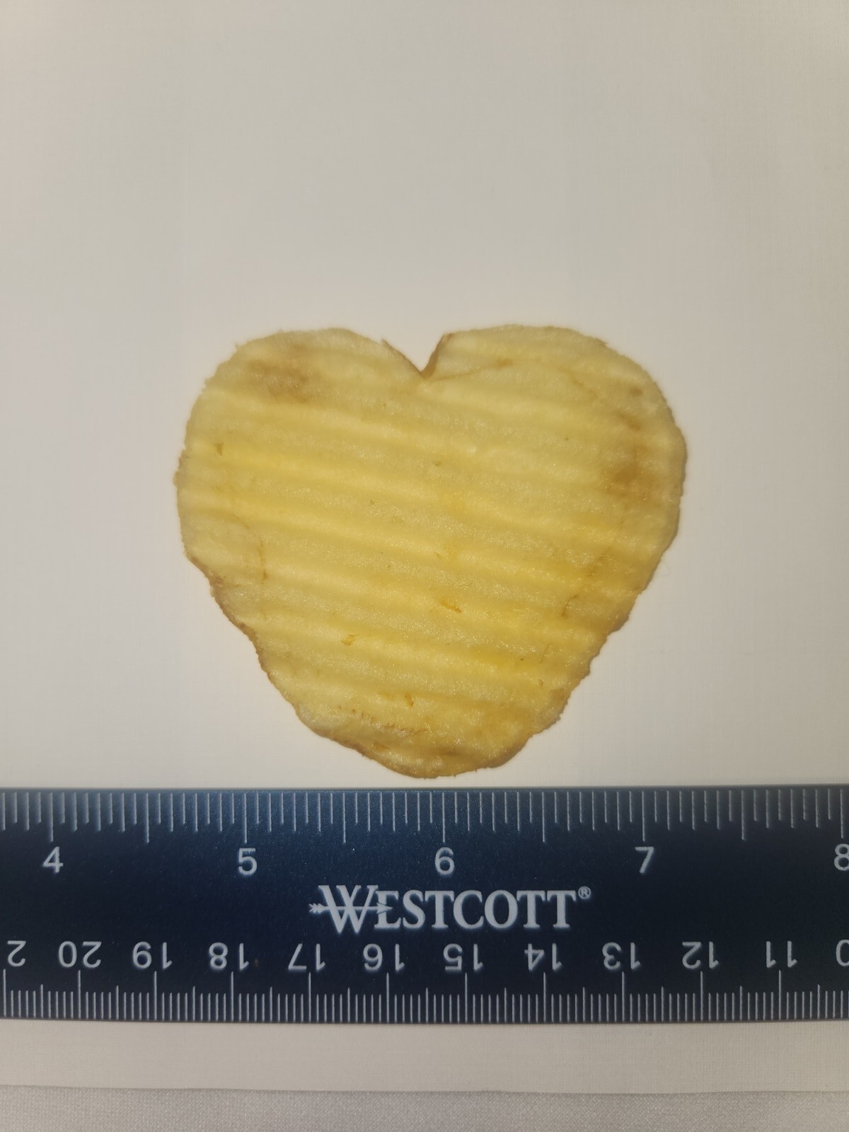 Lays Wavy heart shaped potato chip weird Odd Cool collectable