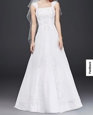 A-line wedding dress size 14