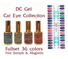 DND DC Cat Eyes LED/UV Magnetic Design Gel Polish 0.6oz 18ml *Pick Any*