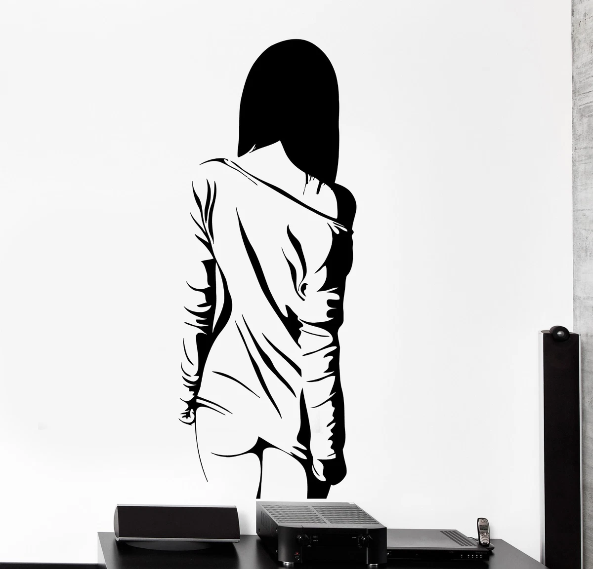 Wall Vinyl Decal Anime Manga Sexy Teen Girl Naked Cool Sticker (z3851) |  eBay