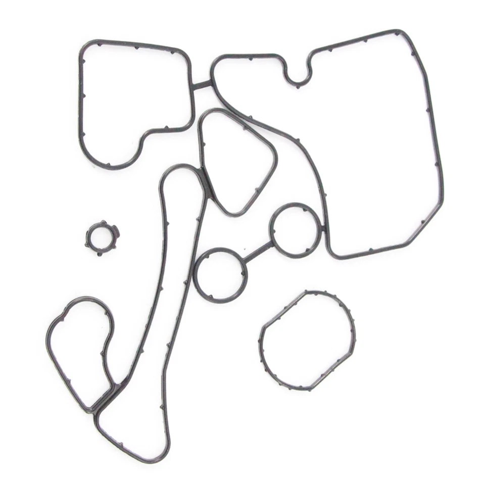 Nova vedação de junta de resfriador de óleo do motor para 2013-2016 Audi A6 A7 A8 Q5 Q7 Quattro 3.0L - Imagem 2 de 4