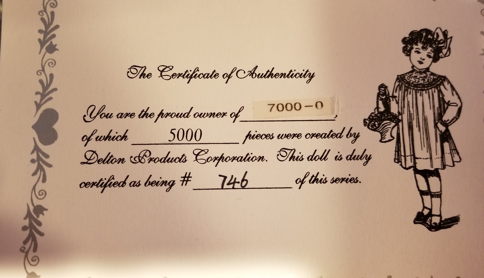 delton products corporation dolls