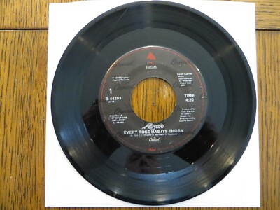 Poison   Every Rose Has Its Thorn - 1988 - Capitol Records B-44203 7'' Single VG