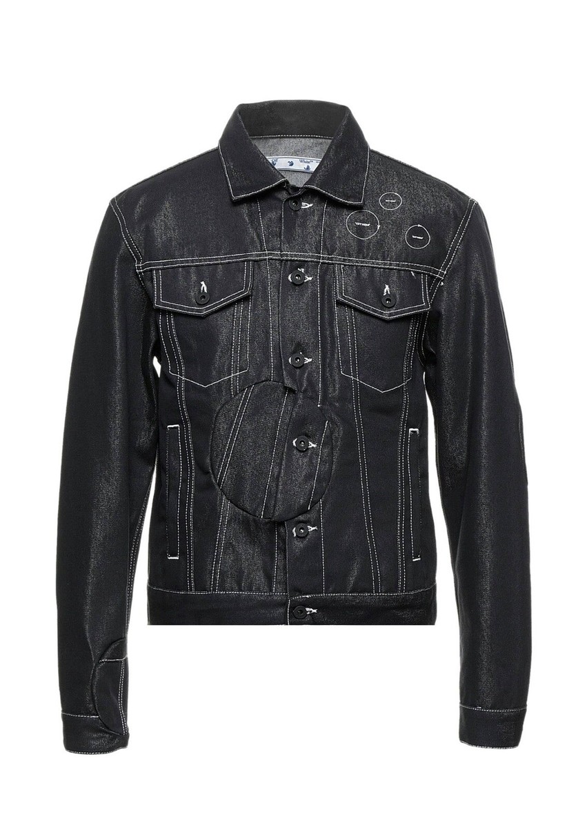 ジャケット・アウター OFF-WHITE DENIM JACKET ORIGINAL Authentic Off White denim jacket men Size XS Retails $925 | eBay