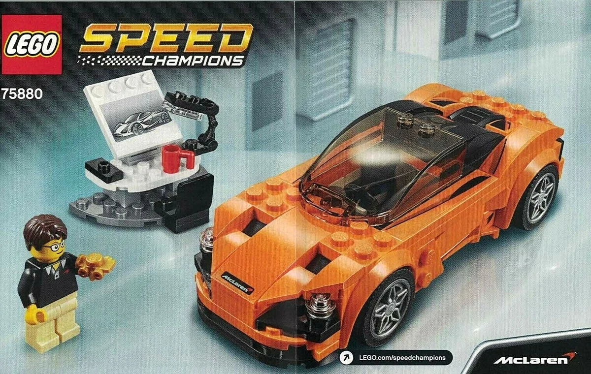 LEGO INSTRUCTIONS for Speed Champions MCLAREN 720S 75880 Manual No Parts