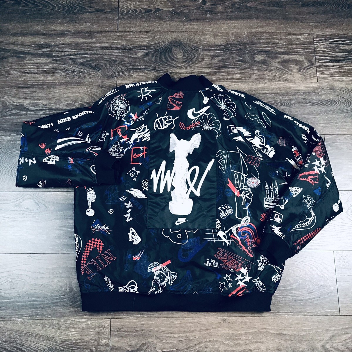 Nike Sportswear All Over Graffiti Print Logo Hypebeast