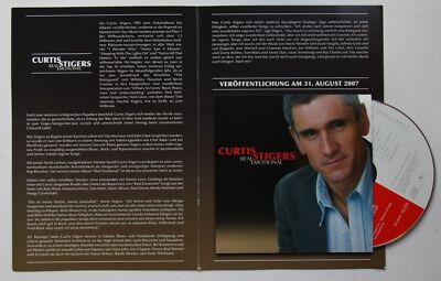Curtis Stigers Real Emotional Rare 2007 Presskit: Folder + CD