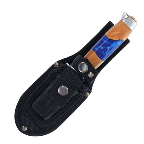 RR2239 Rough Ryder Puukko Resin/Wood Handle 440 Blade Nylon Sheath - Bild 4 von 9