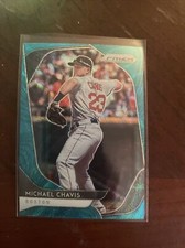 Michael Chavis Panini Prizm Baseball - TEAL WAVE #91 - Boston Red Sox