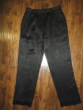 Drapey *GUCCI* Italy Black Dress Pants Lined with Pockets Sz 4 6 