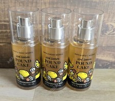 bath and body works iced lemon pound cake fine fragrance mist travel size