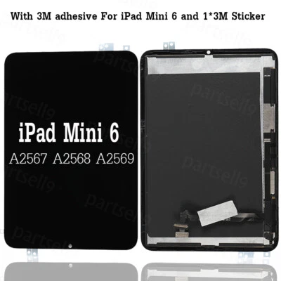 For iPad Mini 6 A2567 A2568 A2569 LCD Display Touch Screen Digitizer Replacement