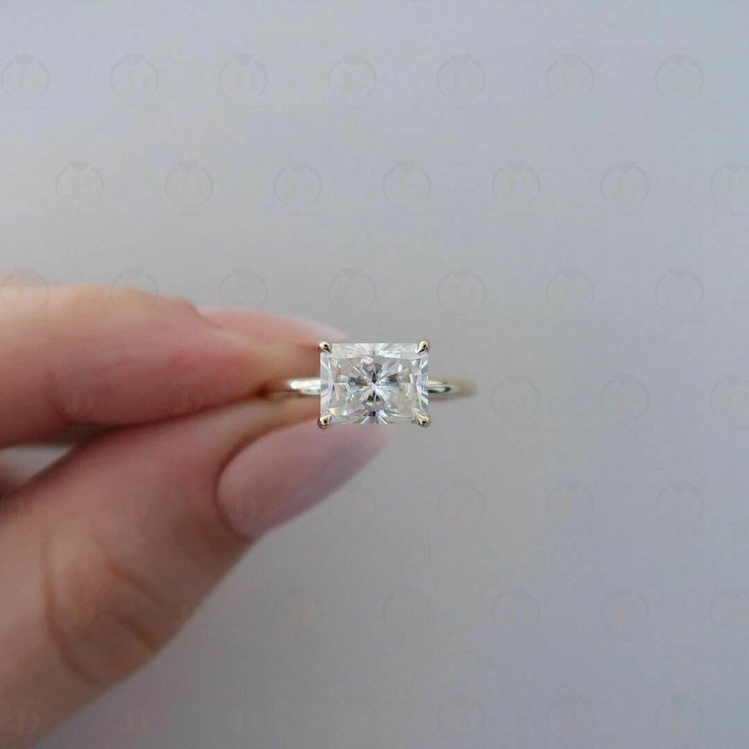 East west radiant shop cut ring