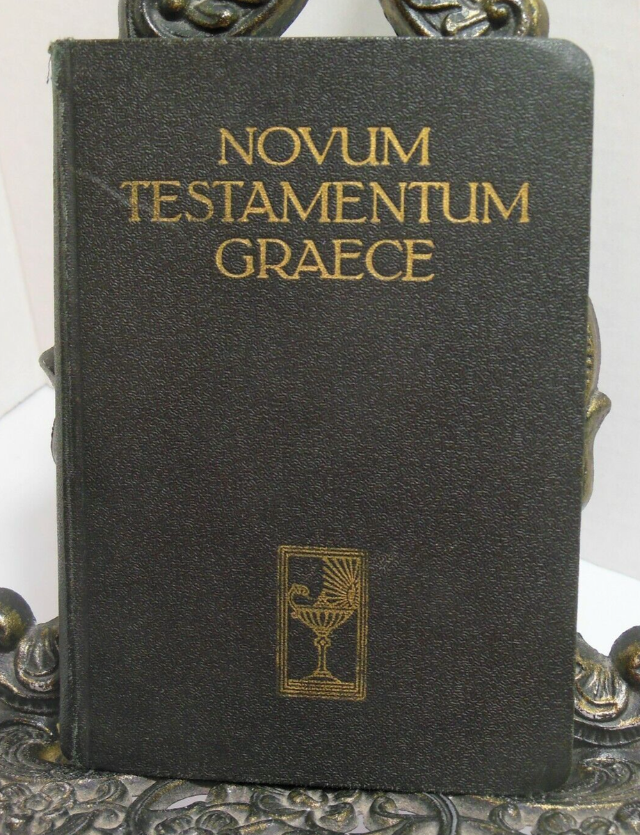 Greek New Testament NOVUM TESTAMENTUM GRAECE 1952 D Eberhard
