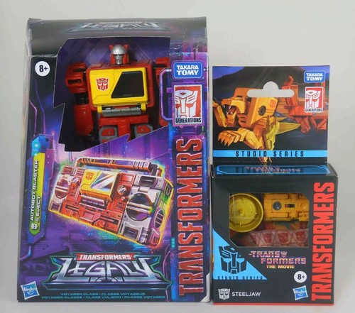 NEW Transformers Legacy AUTOBOT BLASTER & EJECT Voyager & Studio Series STEELJAW - Picture 14 of 14