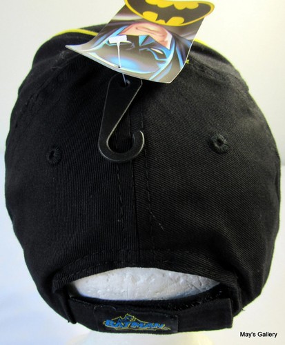 Batman Bat Man Baseball Cap Hat Base ball Adjustable NWT Kids Boys - 第 3/5 張圖片