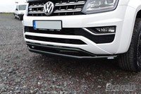 Doppel Frontspoiler Stange + Slim Led Passend FüR Volkswagen Amarok V6 2016-2023