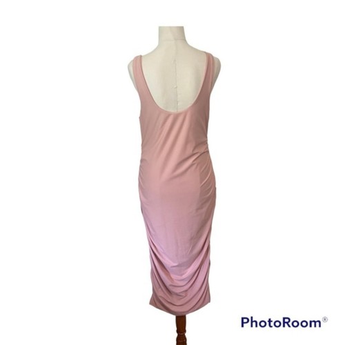 Bae the label-Pink Midi Sleeveless stretch maternity dress size Small - Picture 7 of 8