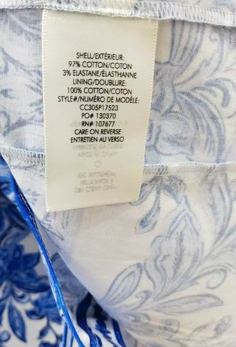 Minivestido floral manga corta con cuello de algodón Alice + Olivia para mujer - Imagen 10 de 19