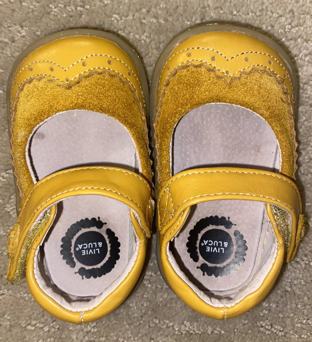 Livie Luca Mary Jane Oxford Shoes Butterscotch Tootles Gold